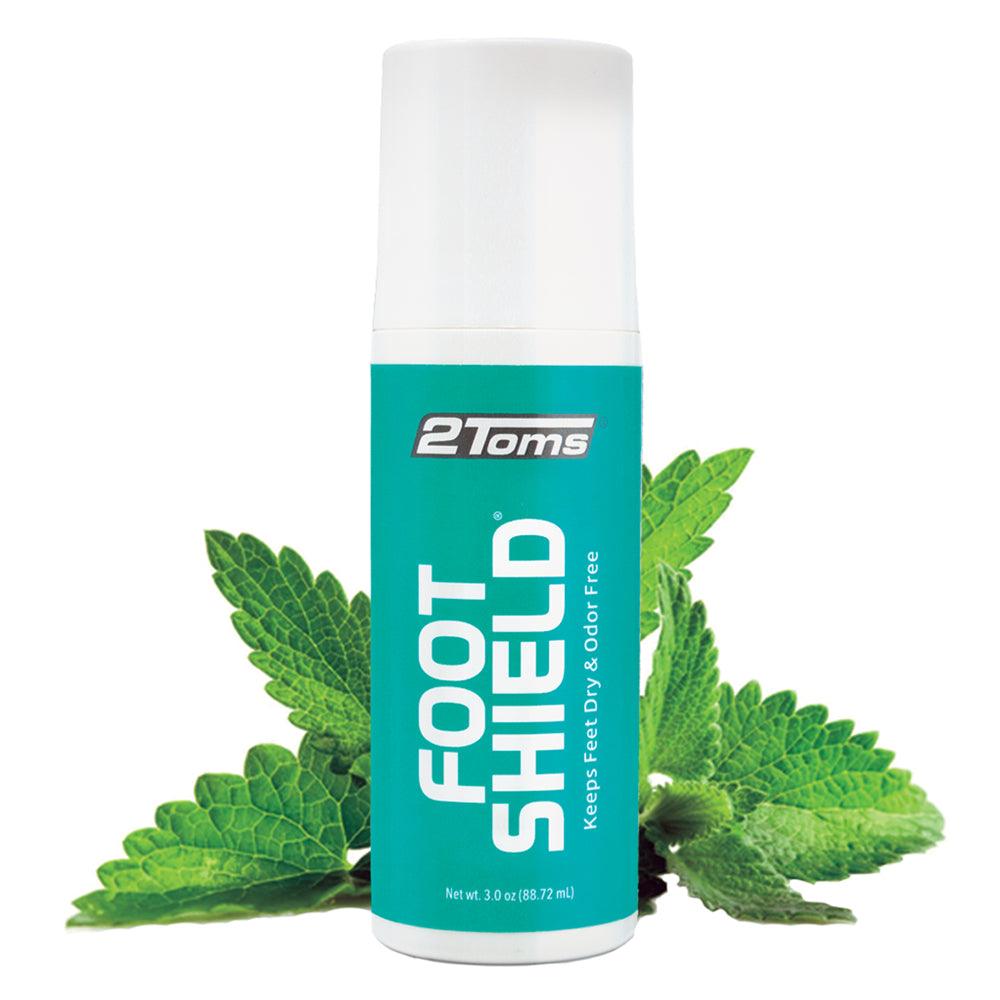 2Toms FootShield Foot Odour & Perspiration Barrier 90ml roll on for odour-free feet
