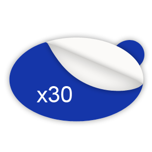 ENGO™ Oval Blister Prevention Patches (6 Pack) providing blister protection for feet and heels during physical activity