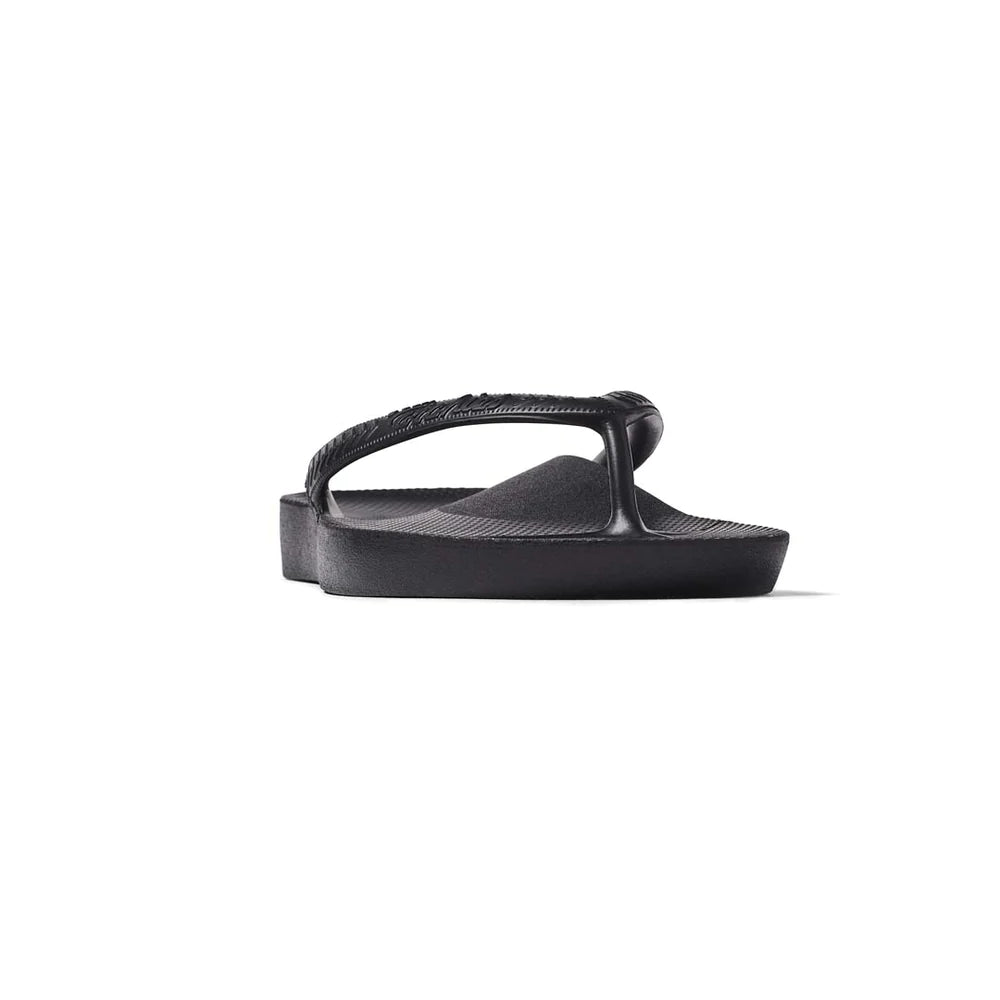 Archies Arch Support Thongs / Black - CLEARANCE SALE