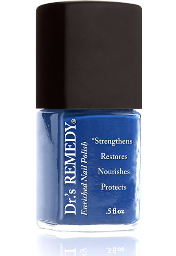 Dr.'s REMEDY Enriched Nail Polish - CONFIDENT Cobalt (crème) 15ml for healthy nails