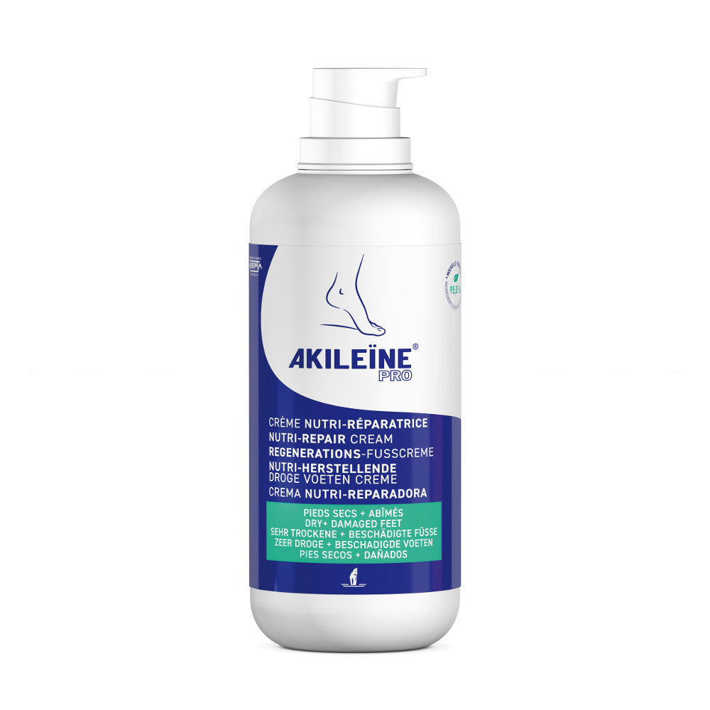 Akileine® Pro Blue Nutri-Repair Cream for Very Dry Feet (3 sizes available)