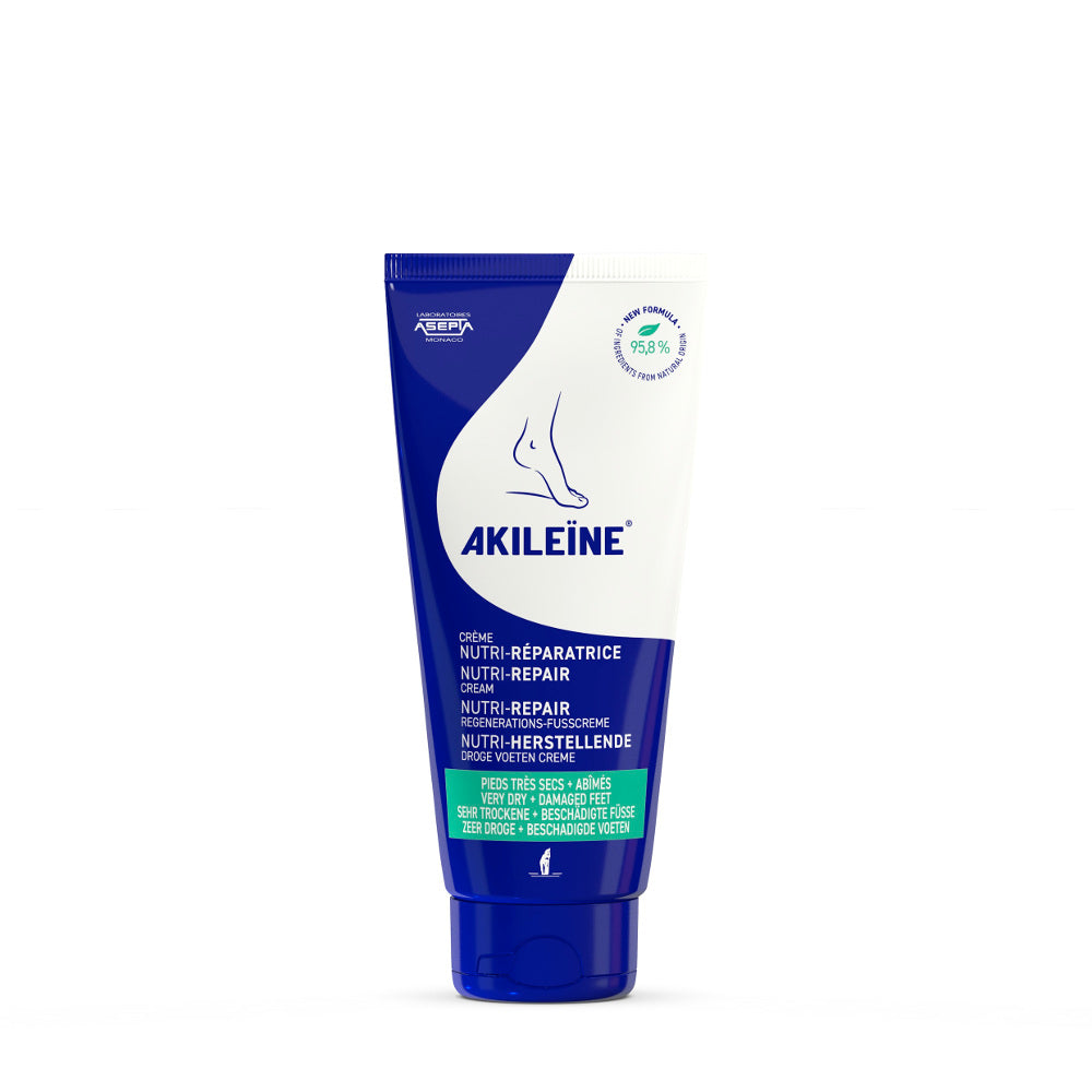 Akileine® Pro Blue Nutri-Repair Cream for Very Dry Feet (3 sizes available)