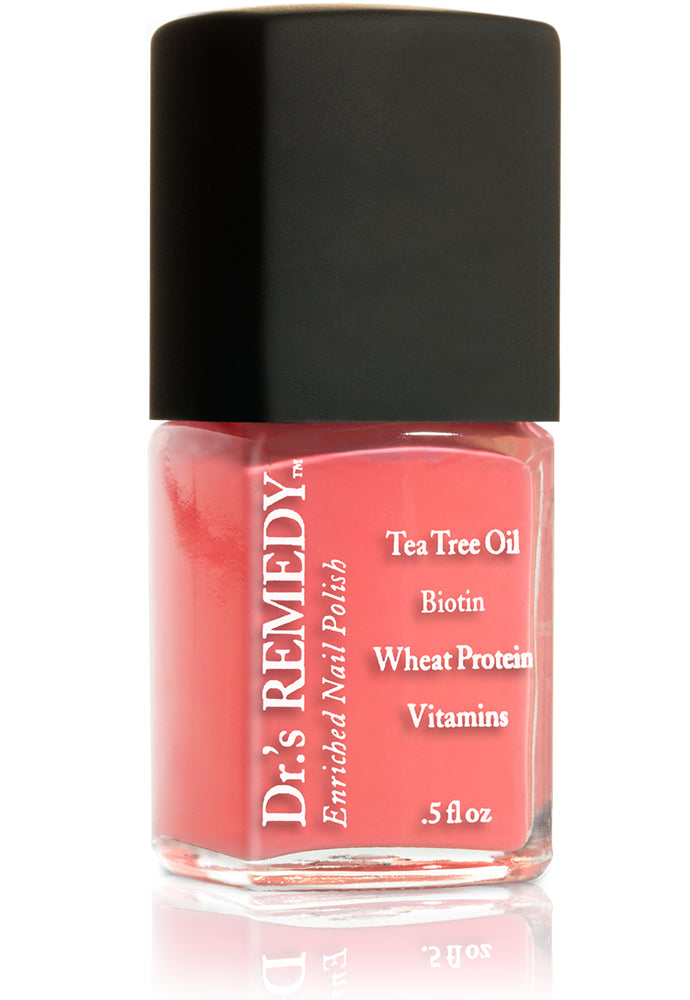 Dr.'s REMEDY Enriched Nail Polish - GIDDY Grapefruit (crème) 15ml for healthy nails