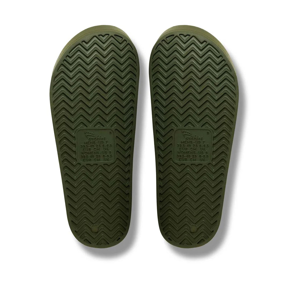 Archies Arch Support Slides / Olive CLEARANCE SALE