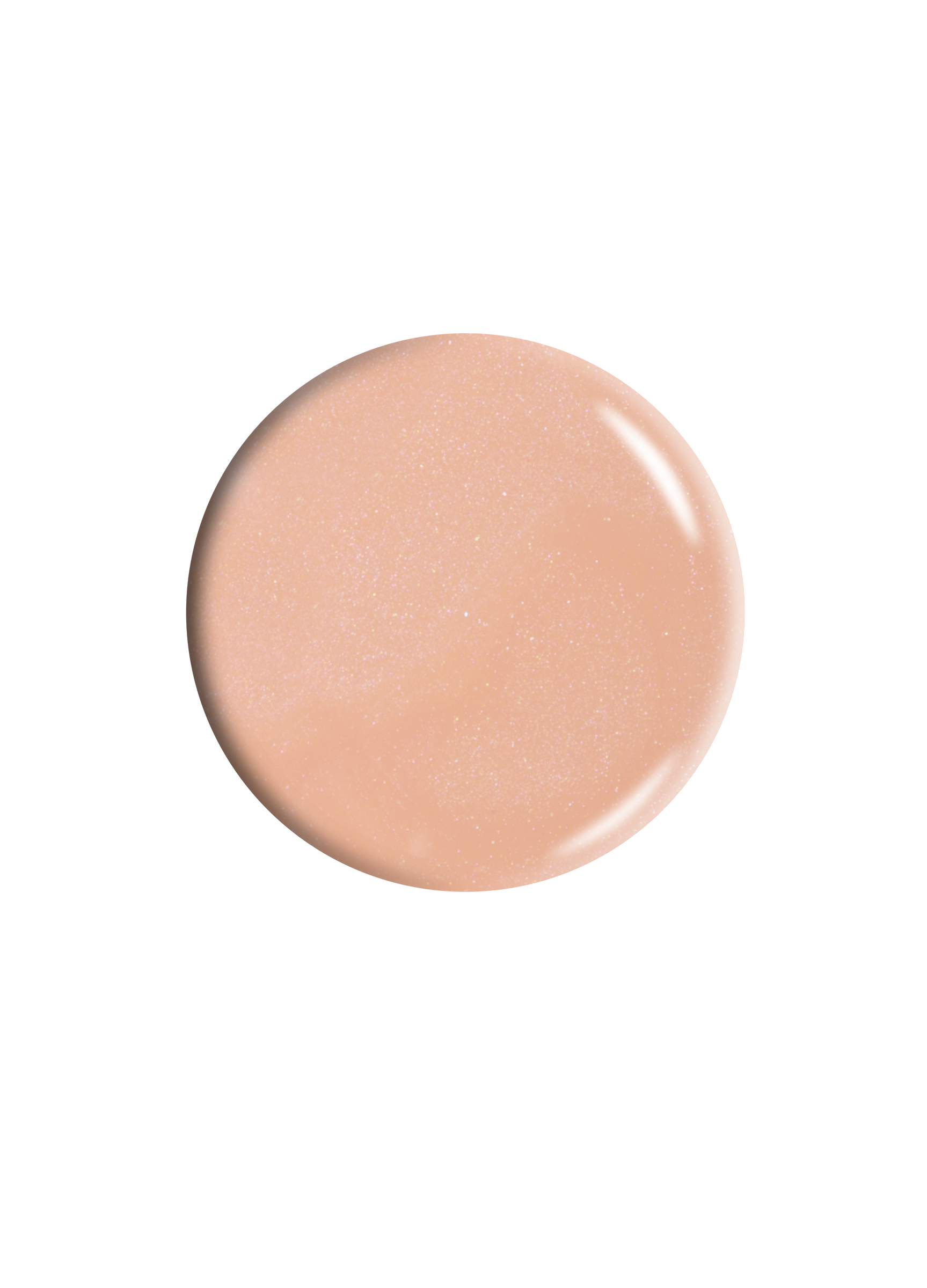 Dr.'s Remedy Enriched Nail Polish in NURTURE Nude Pink drip, showcasing its barely there pink hue with a hint of iridescence, enriched with Tea Tree Oil, Biotin, and Wheat Protein for healthy nails