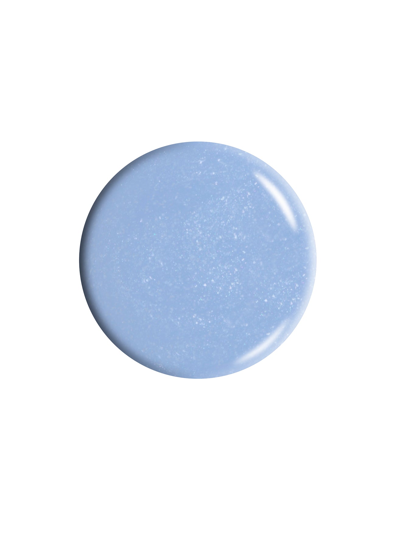 Dr.'s Remedy Enriched Nail Polish in PERCEPTIVE Periwinkle colour drip, showcasing pastel blue with a soft lavender hue and barely shimmer, enriched with Tea Tree Oil, Biotin, and Wheat Protein for healthy nails