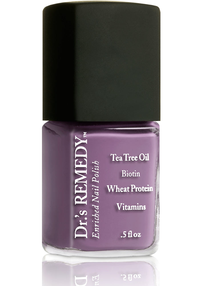 Dr.'s REMEDY Enriched Nail Polish - PLUCKY Plum (crème) 15ml for healthy nails