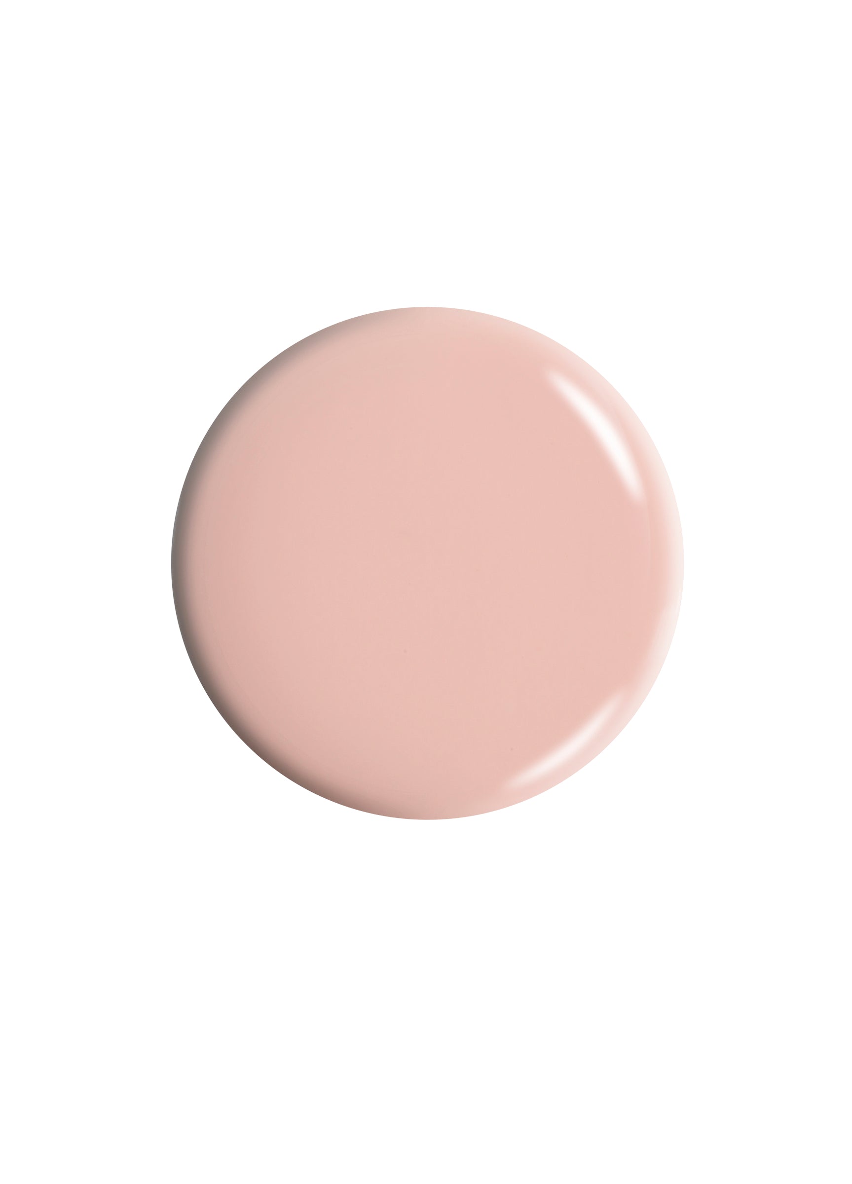 Dr.'s Remedy Enriched Nail Polish in PROMISING Pink colour drip, showcasing its creamy, pale petal pink hue enriched with Tea Tree Oil, Biotin, and Wheat Protein for healthy nails