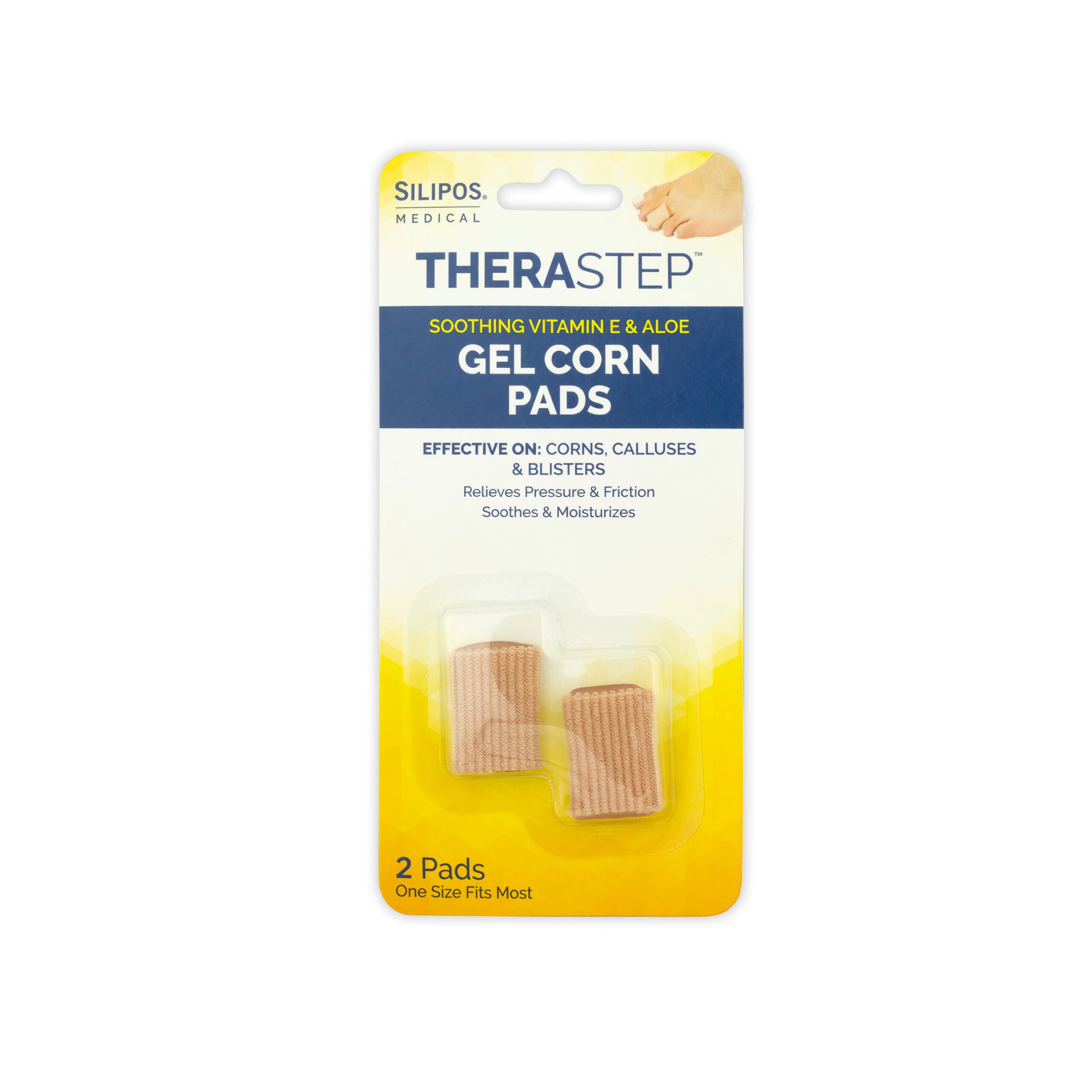 TheraStep™ Gel Corn Pads Pkt 2