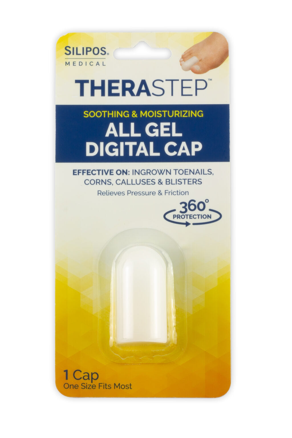 TheraStep™ All Gel Digital Cap Pkt 1