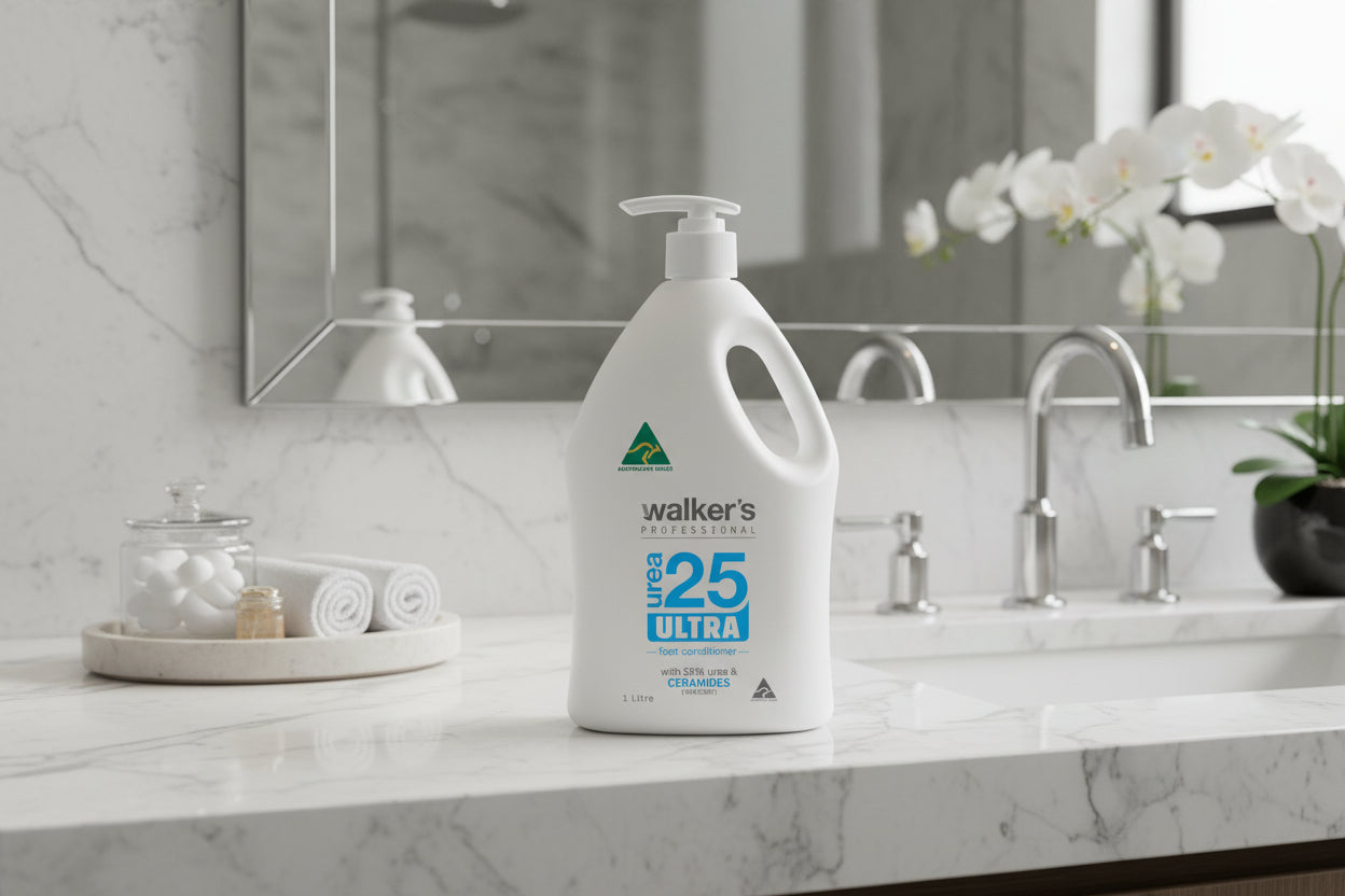 Walker's Professional Urea 25 Ultra foot conditioner background