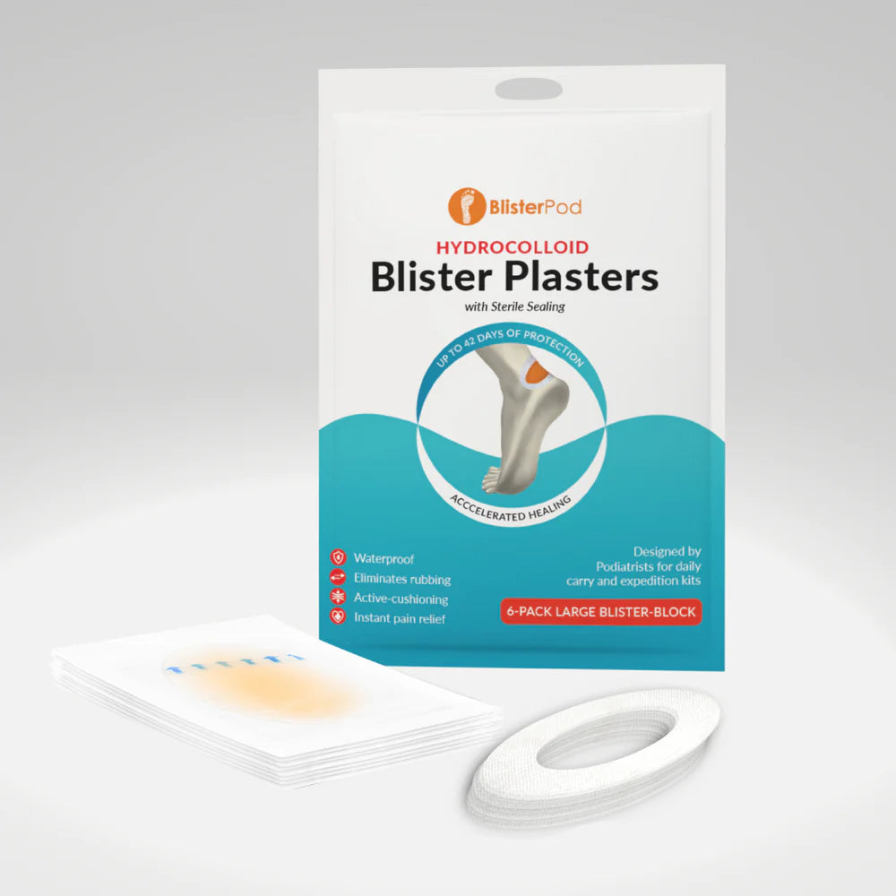 BlisterPod Hydrocolloid Blister Plasters Pkt 6 (3 options available)