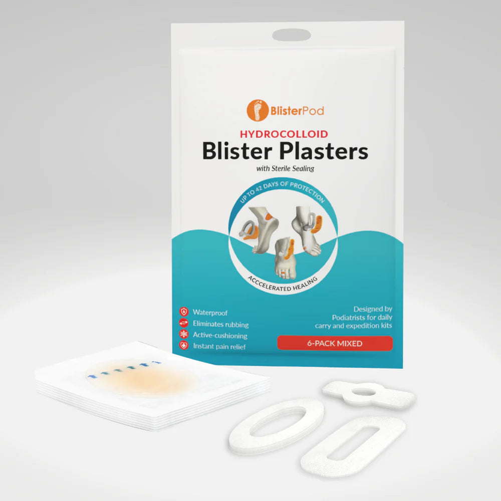 BlisterPod Hydrocolloid Blister Plasters Pkt 6 (3 options available)