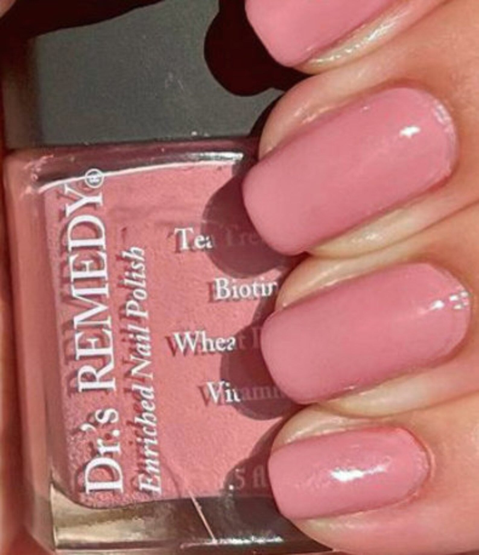 Dr.'s REMEDY Enriched Nail Polish / RESILIENT Rose (creme) 15ml