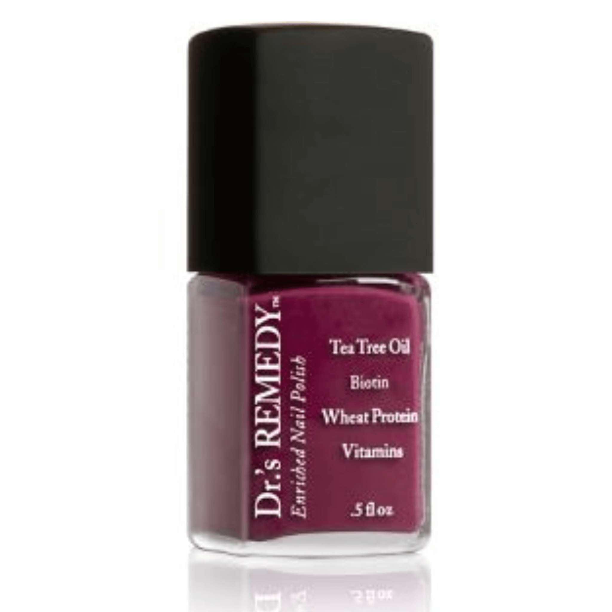 Dr.'s REMEDY Enriched Nail Polish - BONAFIDE Boysenberry (crème) 15ml for healthy nails