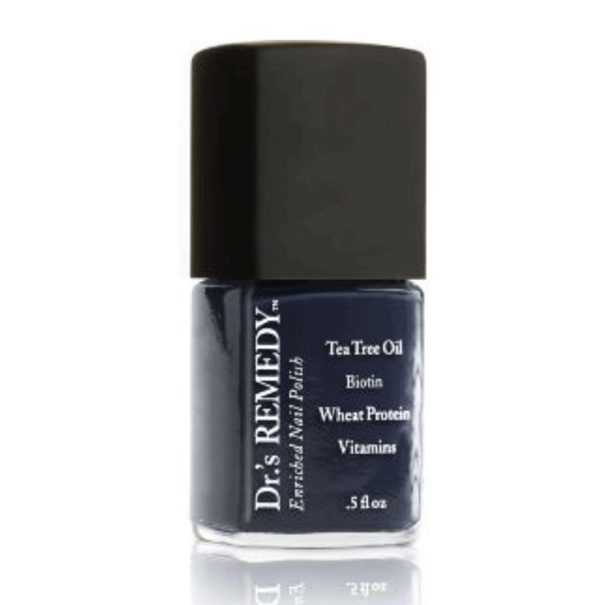 Dr.'s REMEDY Enriched Nail Polish - NOBLE Navy (crème) 15ml for healthy nails