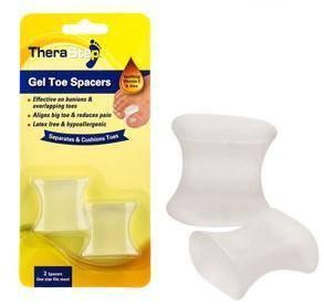 TheraStep™ Gel Toe Spacers Pkt 2