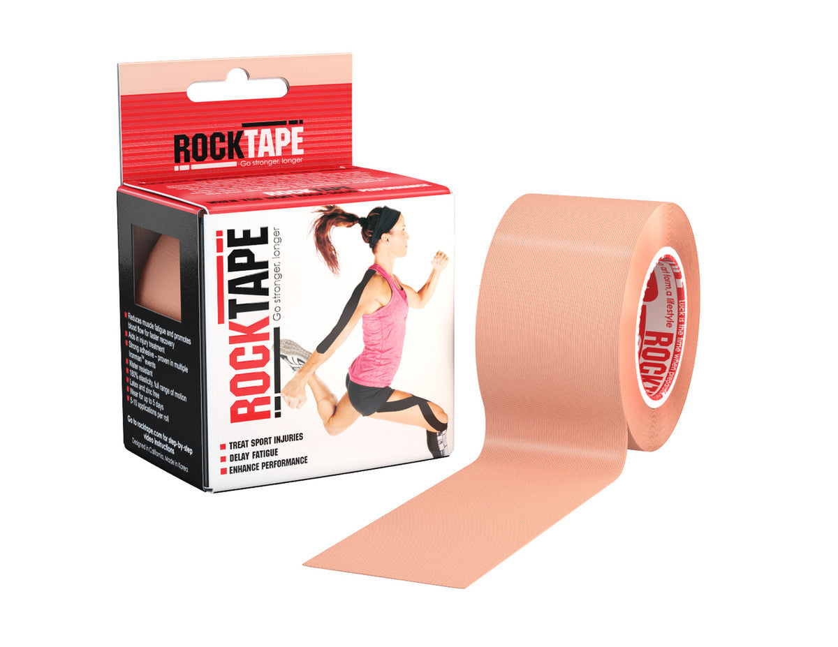 RockTape / Beige Kinesiology Tape 5cm x 5M