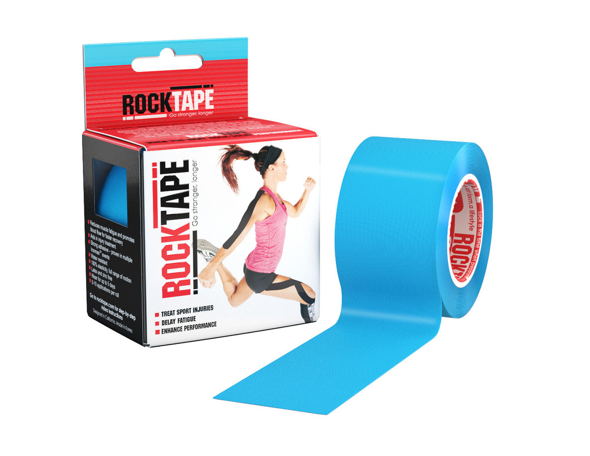 RockTape / Electric Blue Kinesiology Tape 5cm x 5M