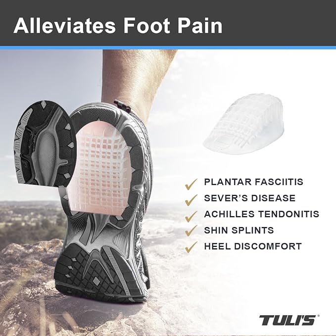 TULI'S® Heavy Duty Gel Heel Cups - for high impact activities