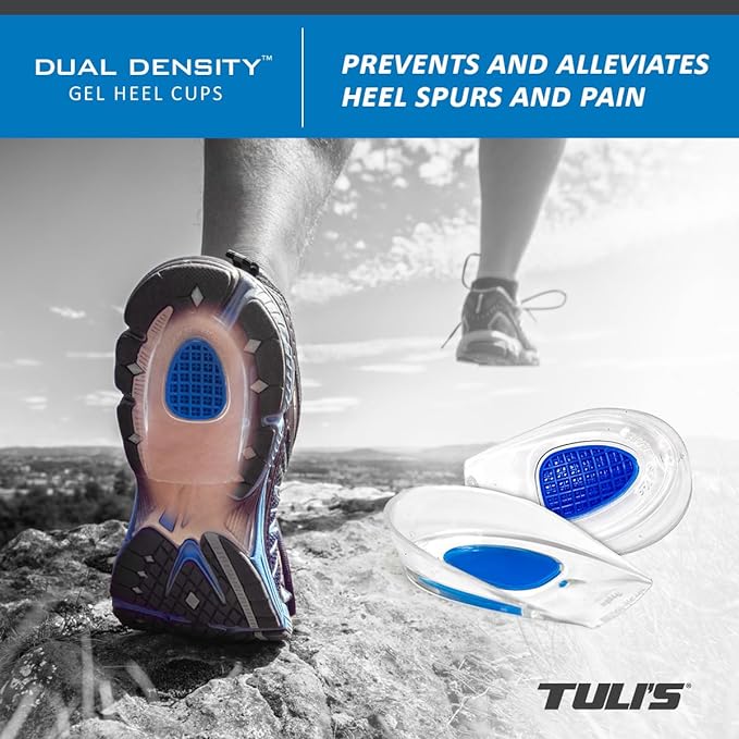 TULI'S® Polar Bear Dual Density Heel Cups - for heel spur relief