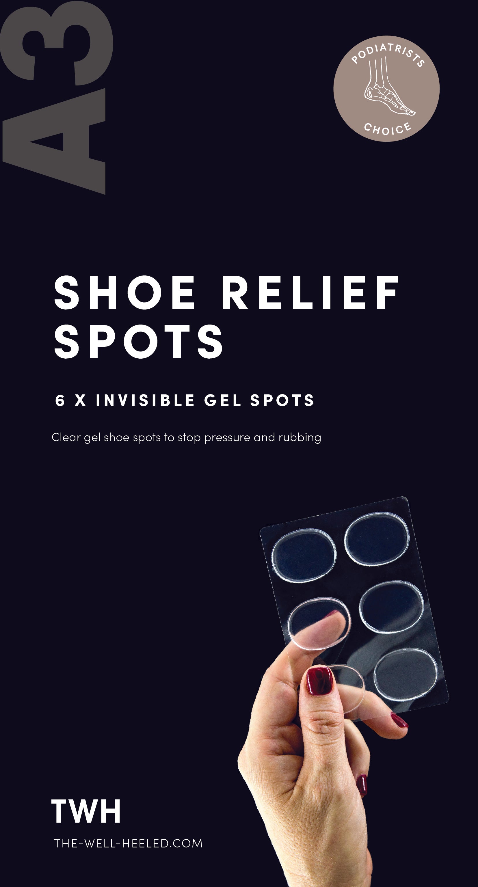 TWH A3 Shoe Relief Spots