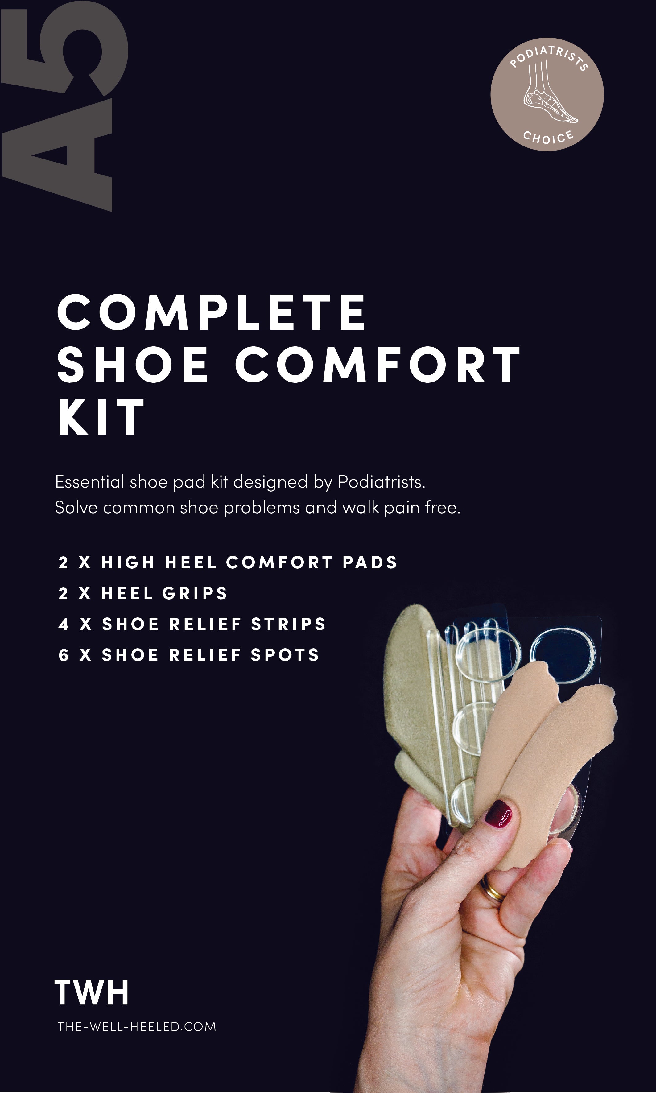 TWH A5 Complete Shoe Comfort Kit