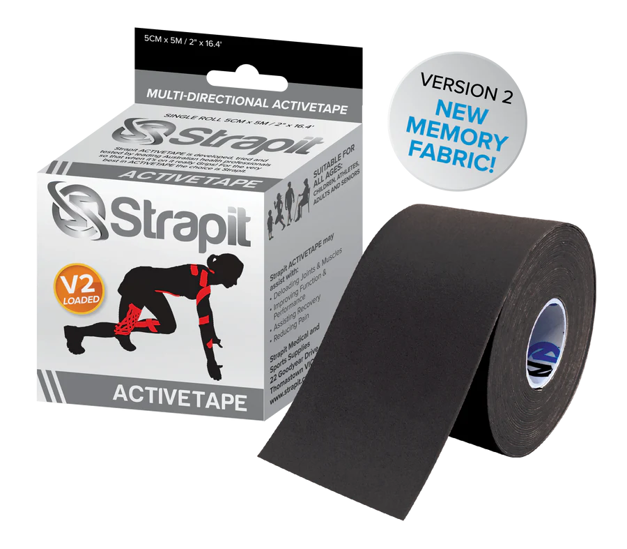 Strapit ACTIVETAPE V2 Roll / Black