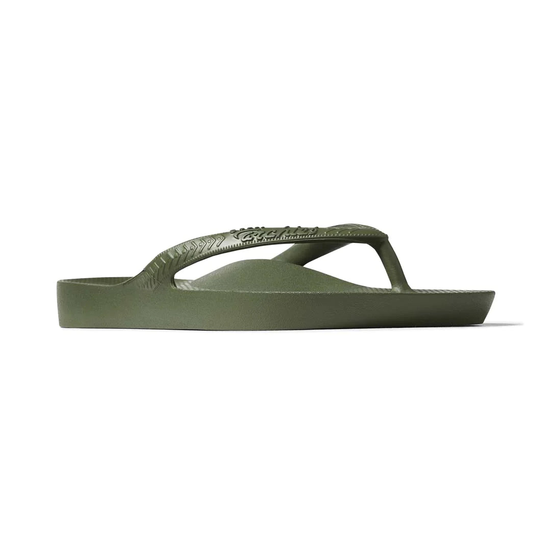 Archies Arch Support Thongs / Khaki