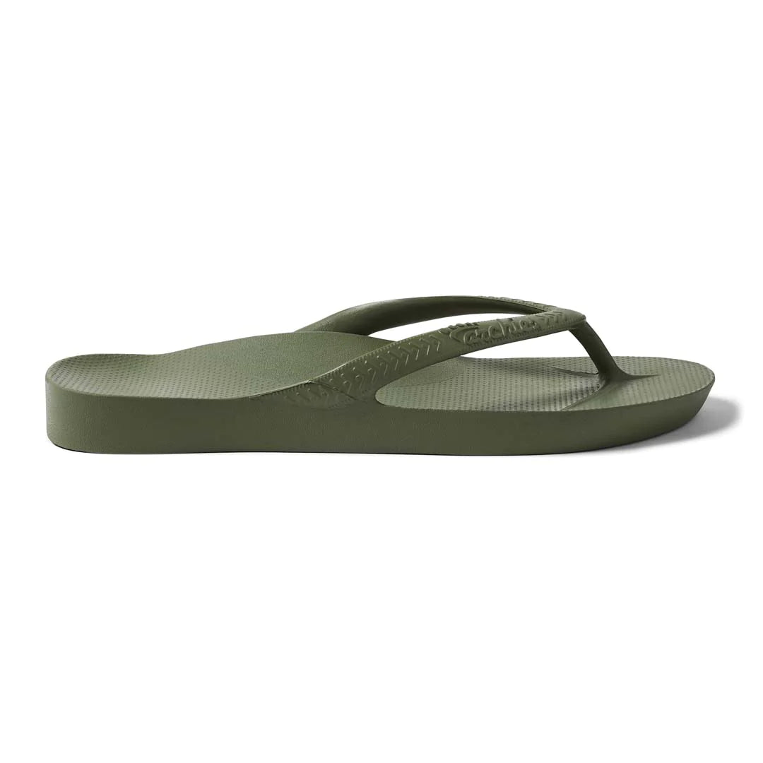 Archies Arch Support Thongs / Khaki