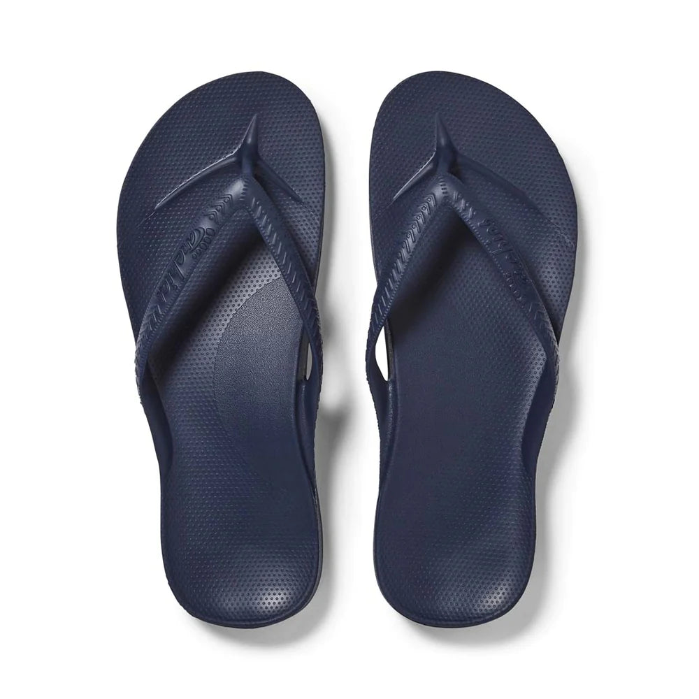 Archies Arch Support Thongs / Navy