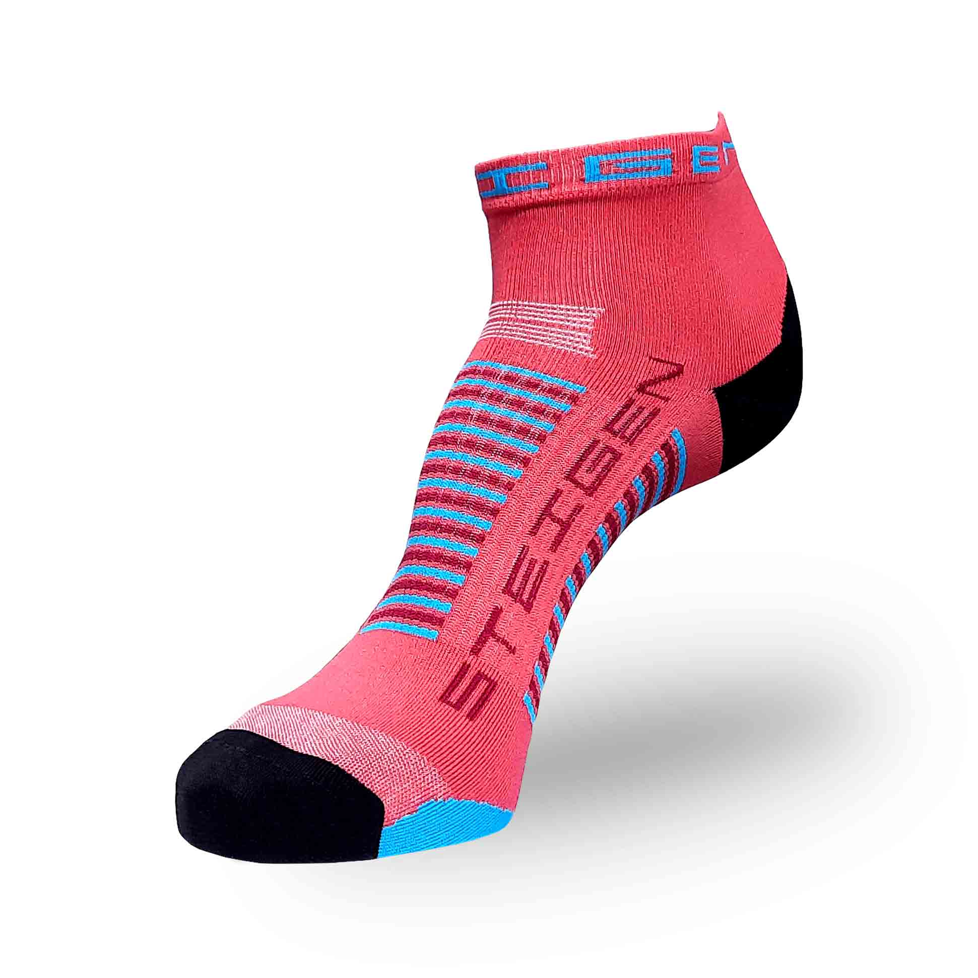 STEIGEN Running Socks Quarter Length / Coral