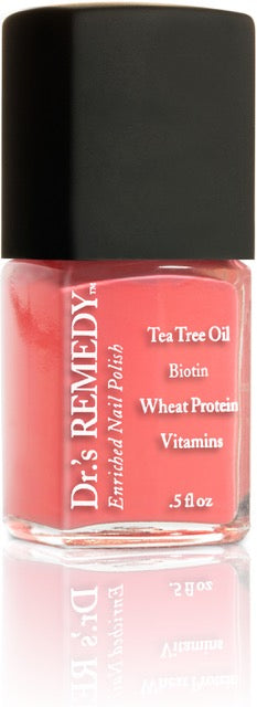 Dr.'s REMEDY Enriched Nail Polish / GIDDY Grapefruit (creme) 15ml