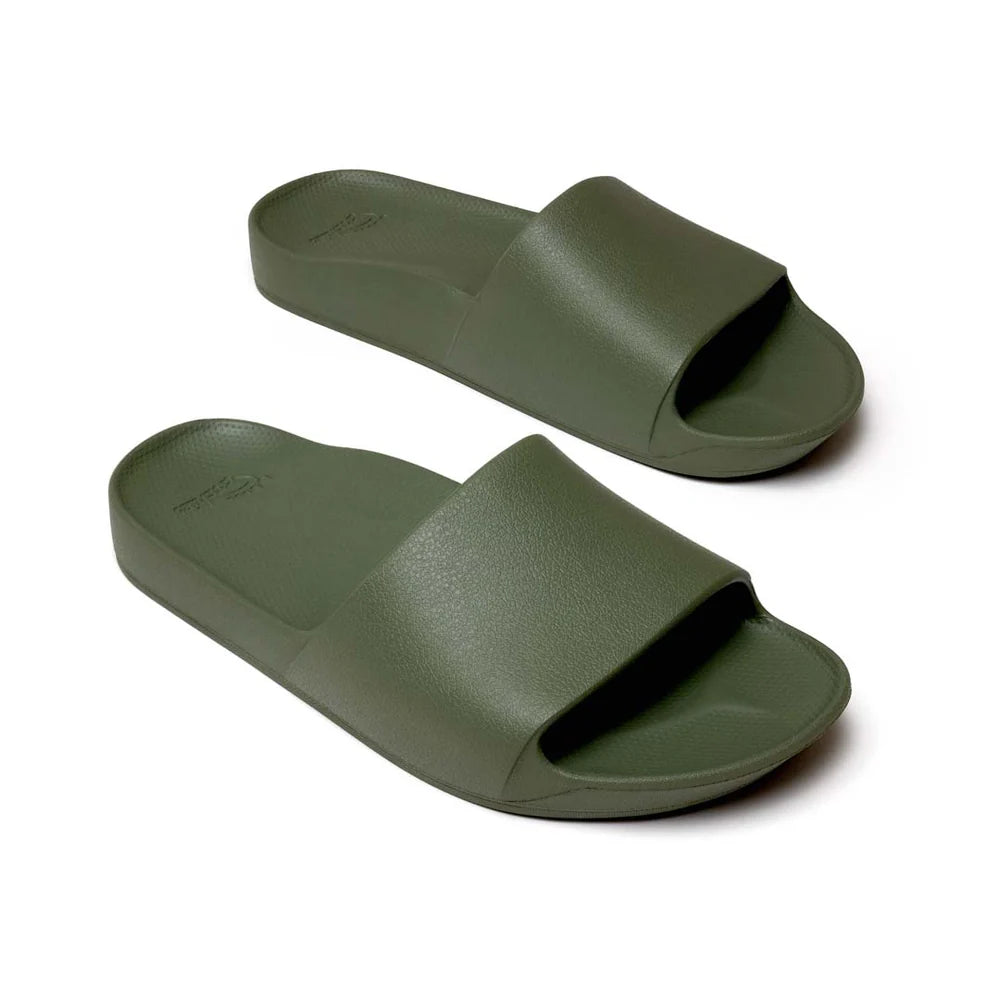 Archies Arch Support Slides / Olive CLEARANCE SALE