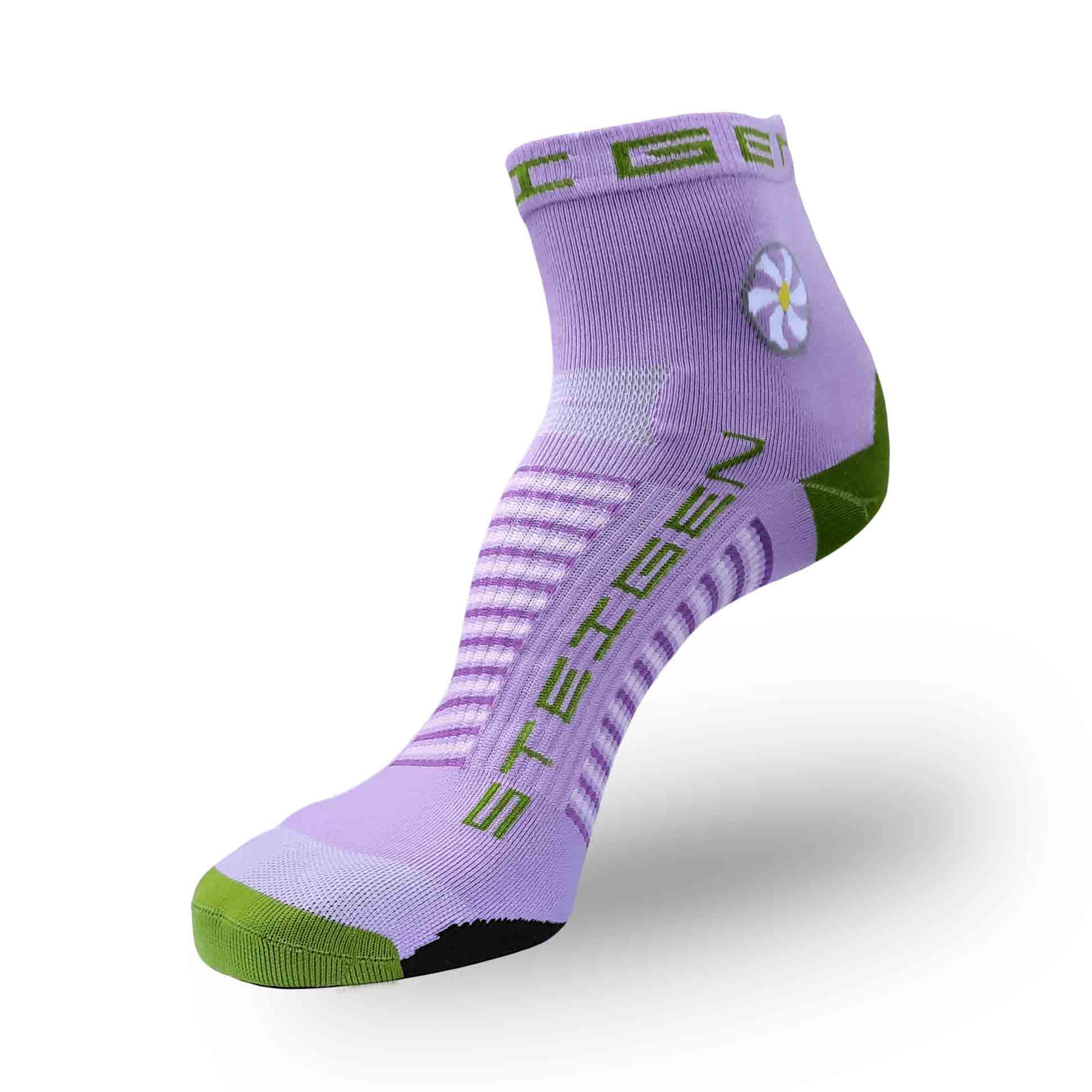 STEIGEN Running Socks Quarter Length / Lavender