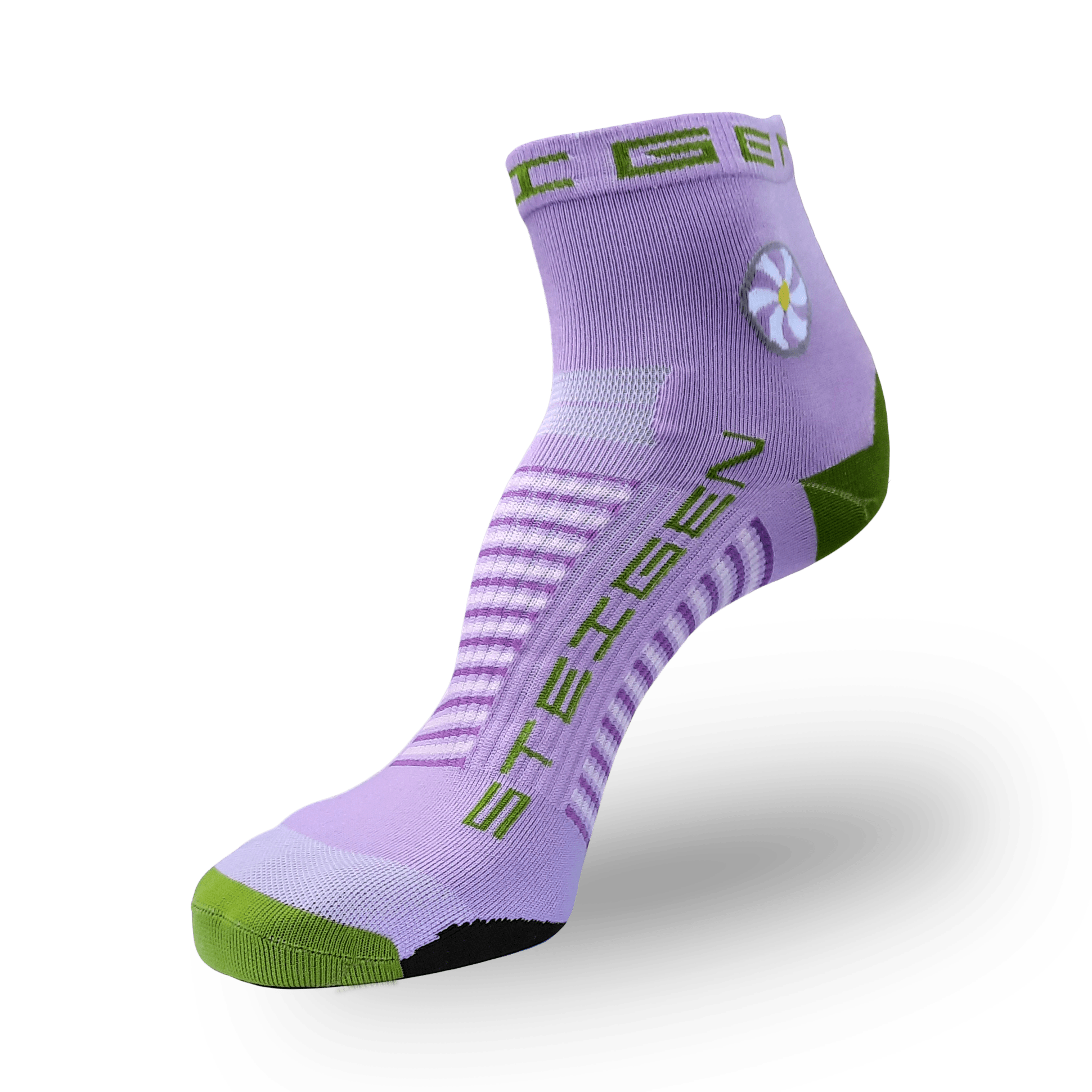 STEIGEN Running Socks Quarter Length / Lavender