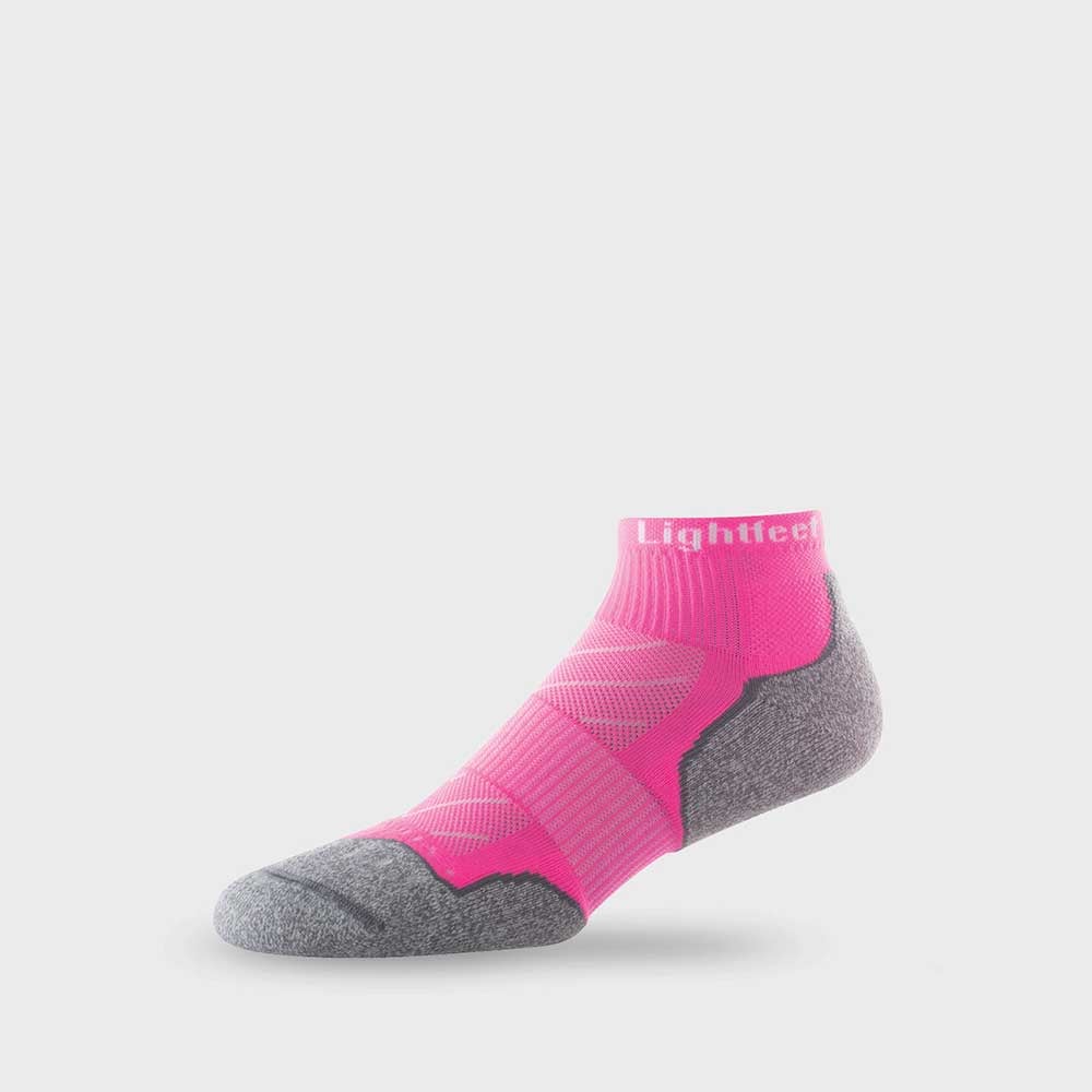 Lightfeet Evolution Mini Crew Socks / Fluro Pink