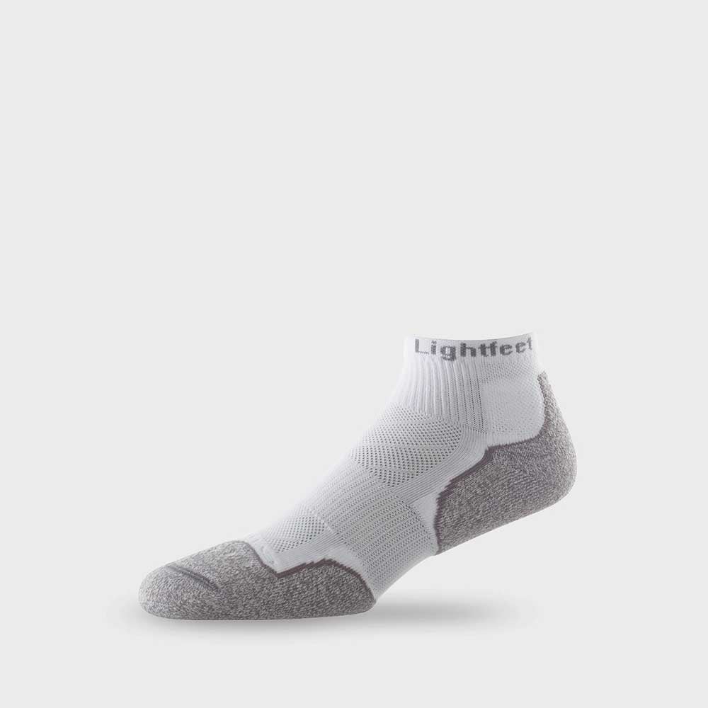 Lightfeet Evolution Mini Crew Socks White