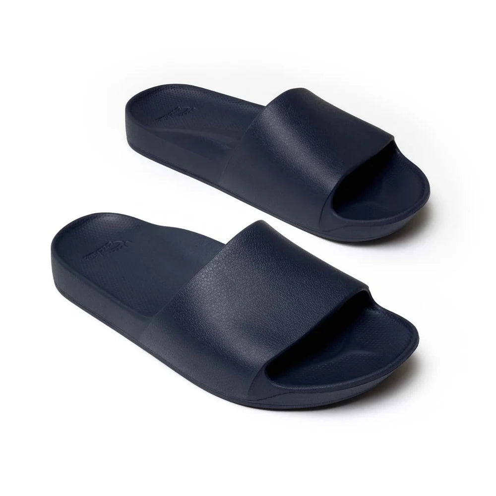 Archies Arch Support Slides / Navy CLEARANCE SALE