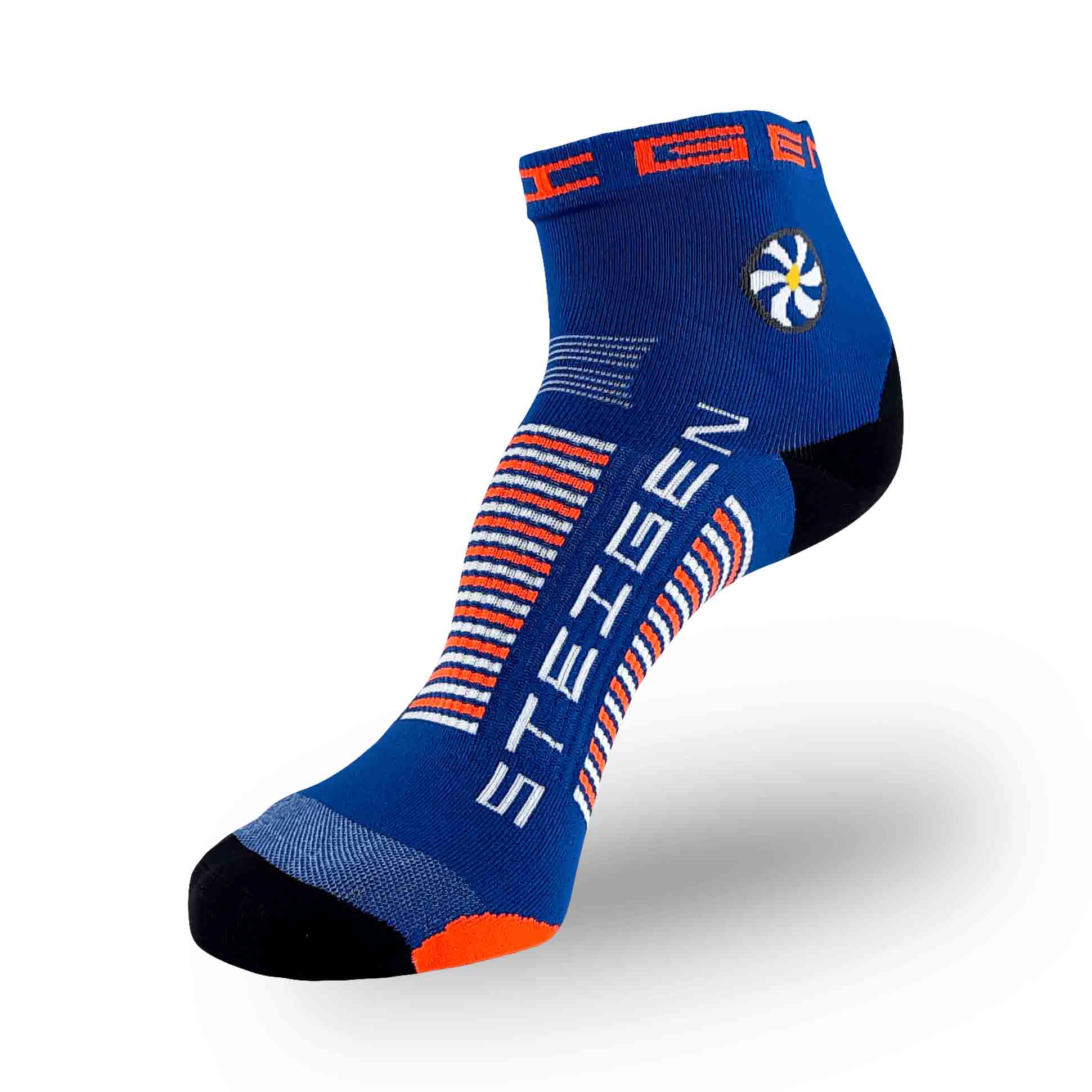 STEIGEN Running Socks Quarter Length / Royal Blue