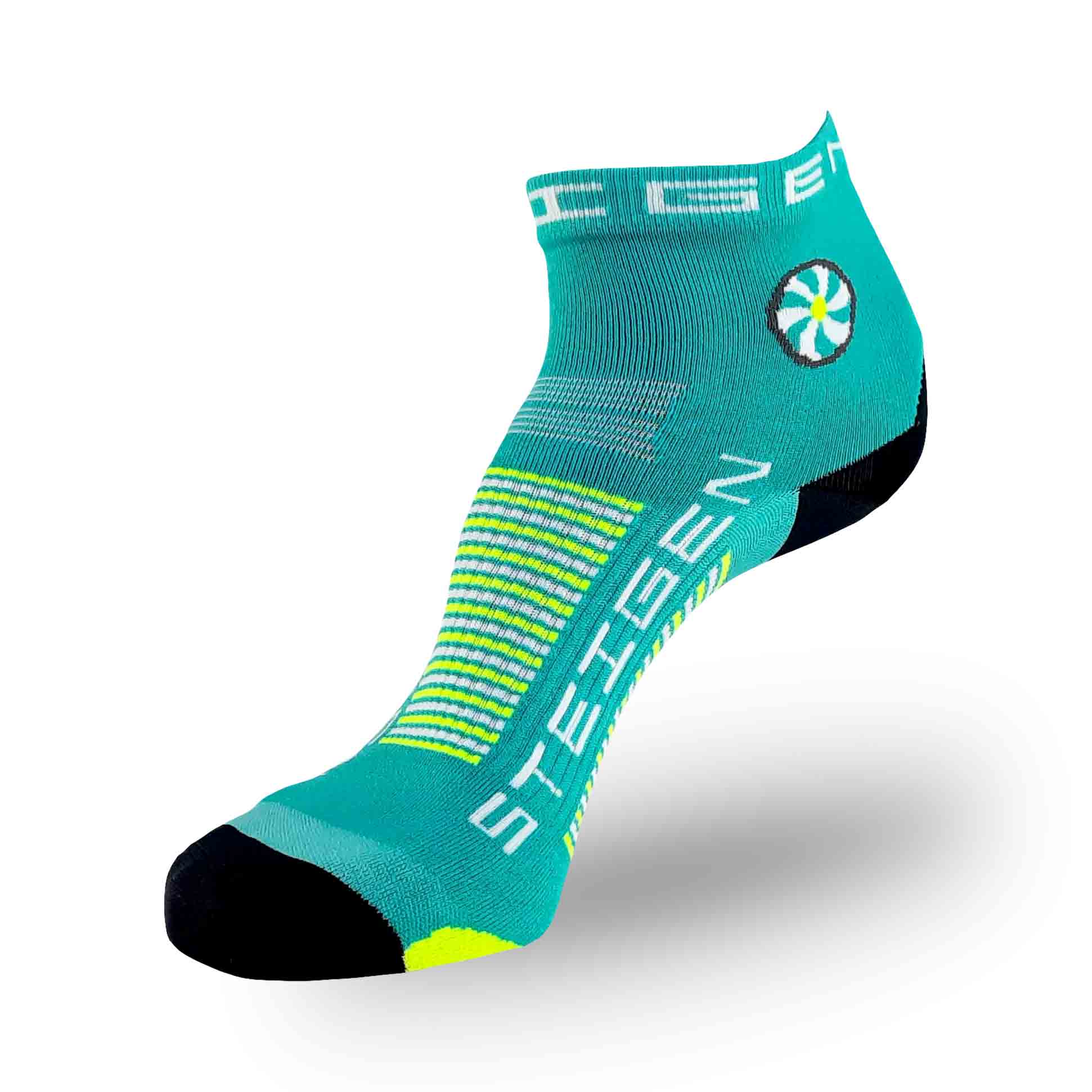 STEIGEN Running Socks Quarter Length / Seaside