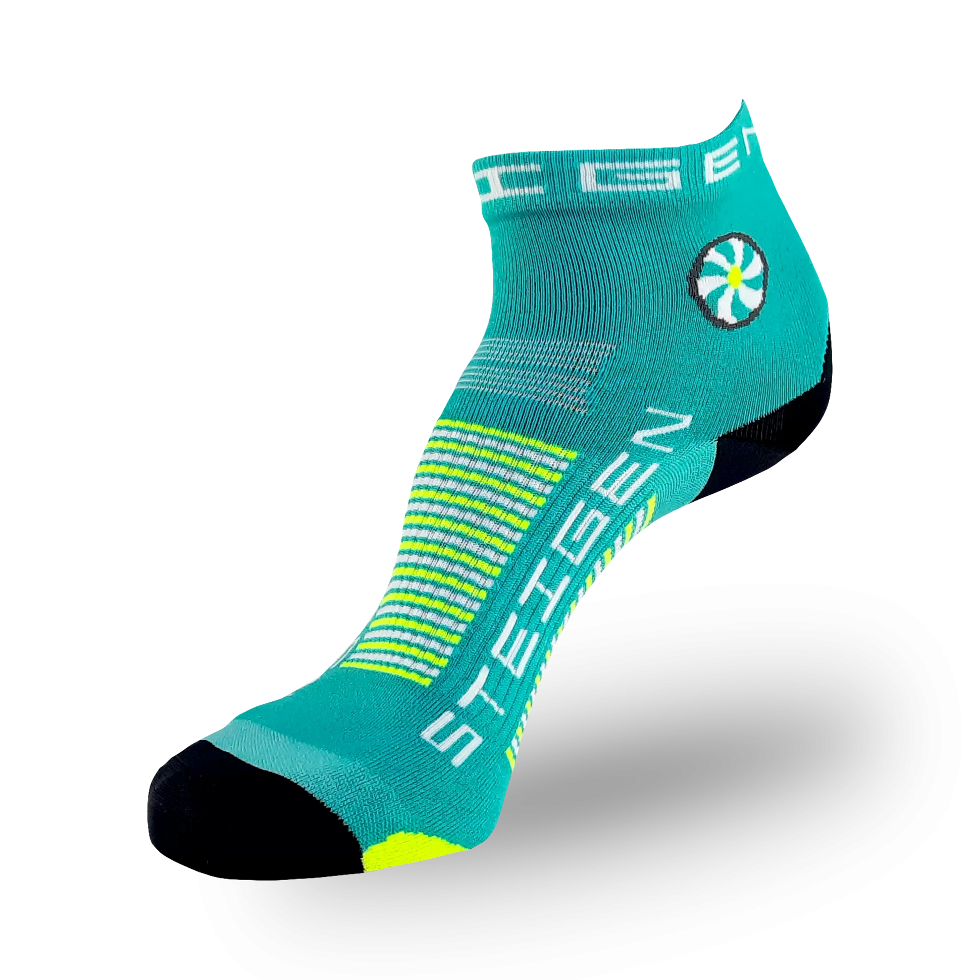 STEIGEN Running Socks Quarter Length / Seaside