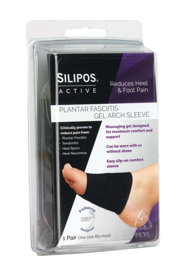 Silipos Active / Plantar Fasciitis Gel Arch Sleeves