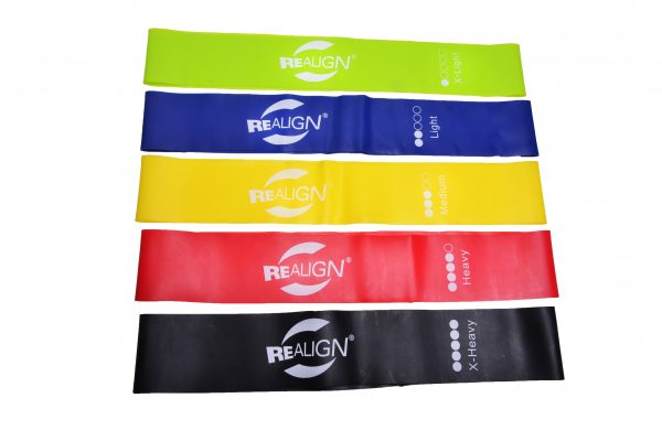 Realign Mini Loop Resistance Bands - Multi Colour (Pack of 5)