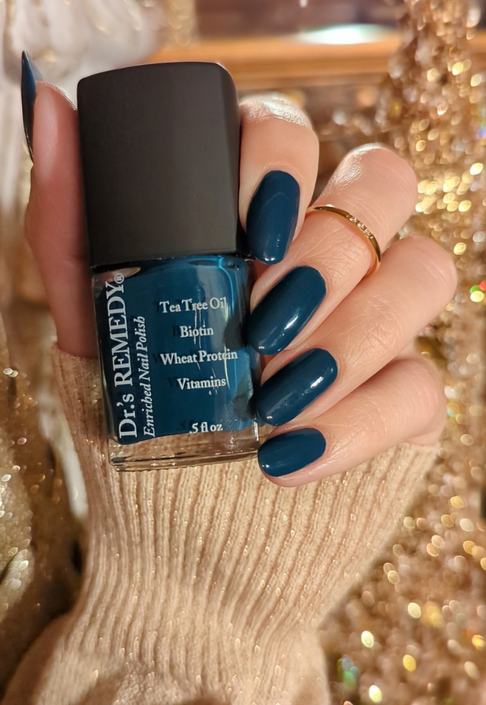 Dr.'s REMEDY Enriched Nail Polish / TIMELESS Teal (creme) 15ml