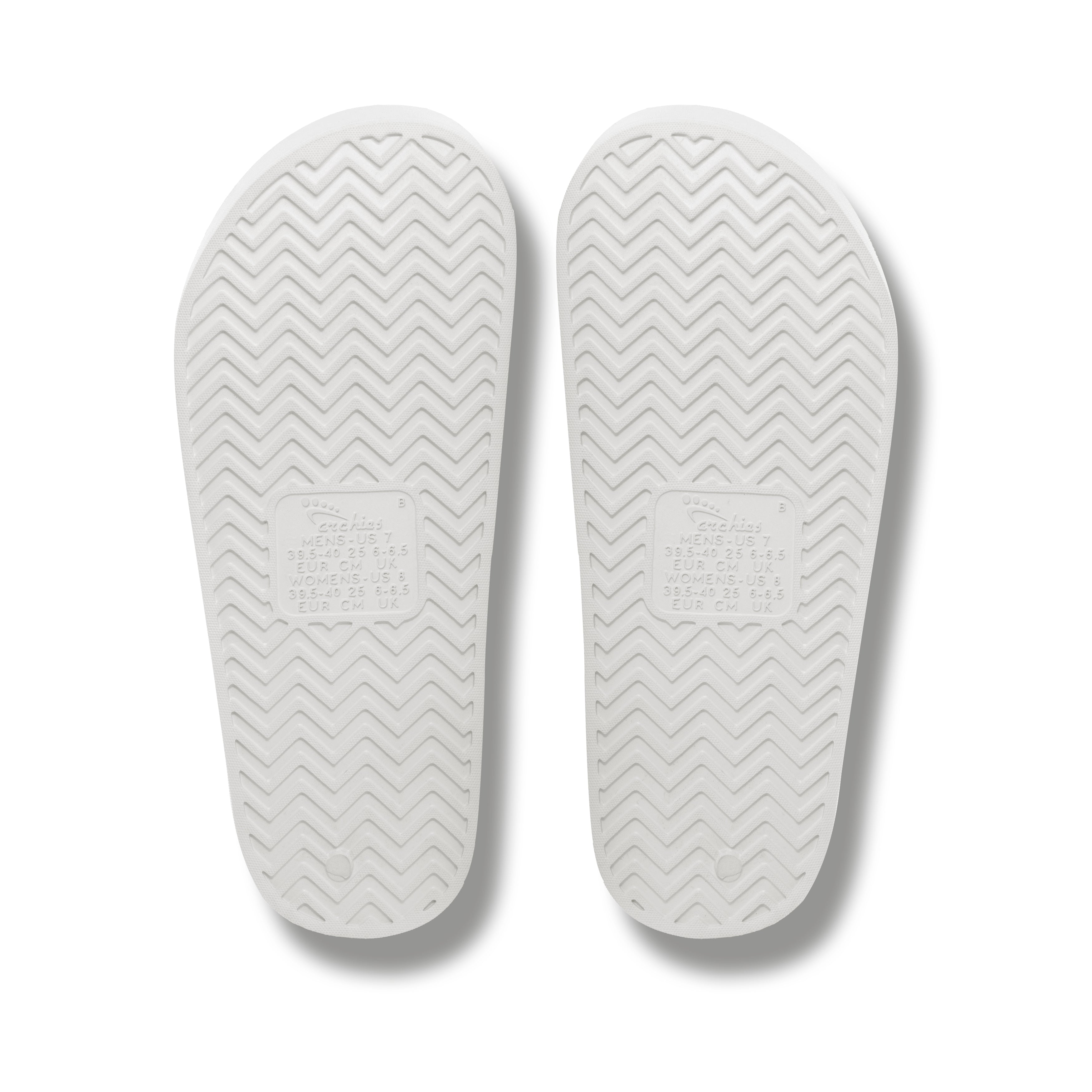 Archies Arch Support Slides / White