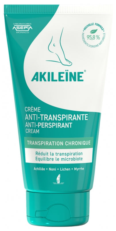 Akileine® Green Anti Perspirant Foot Cream 75ml