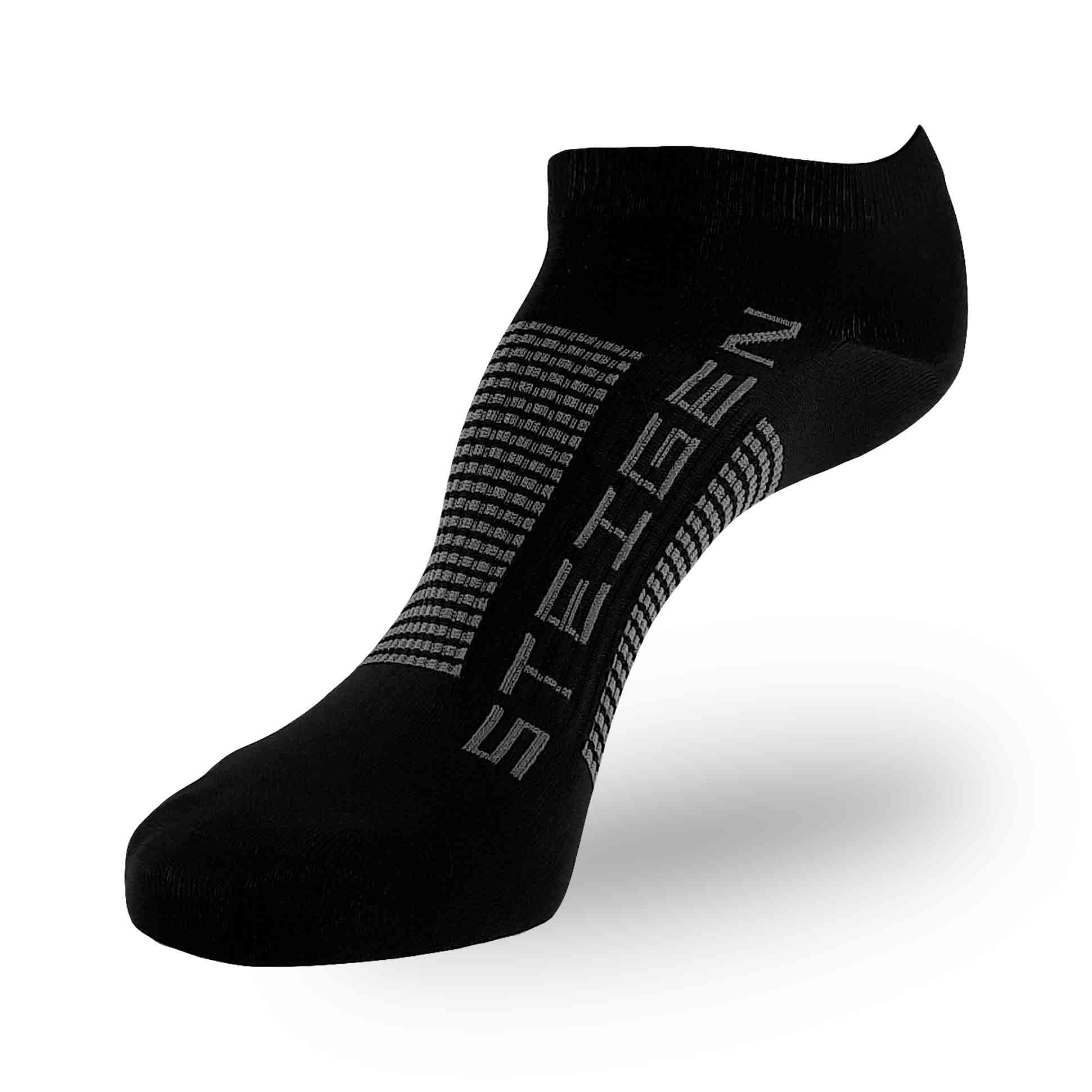 STEIGEN Running Socks Zero Length / Black