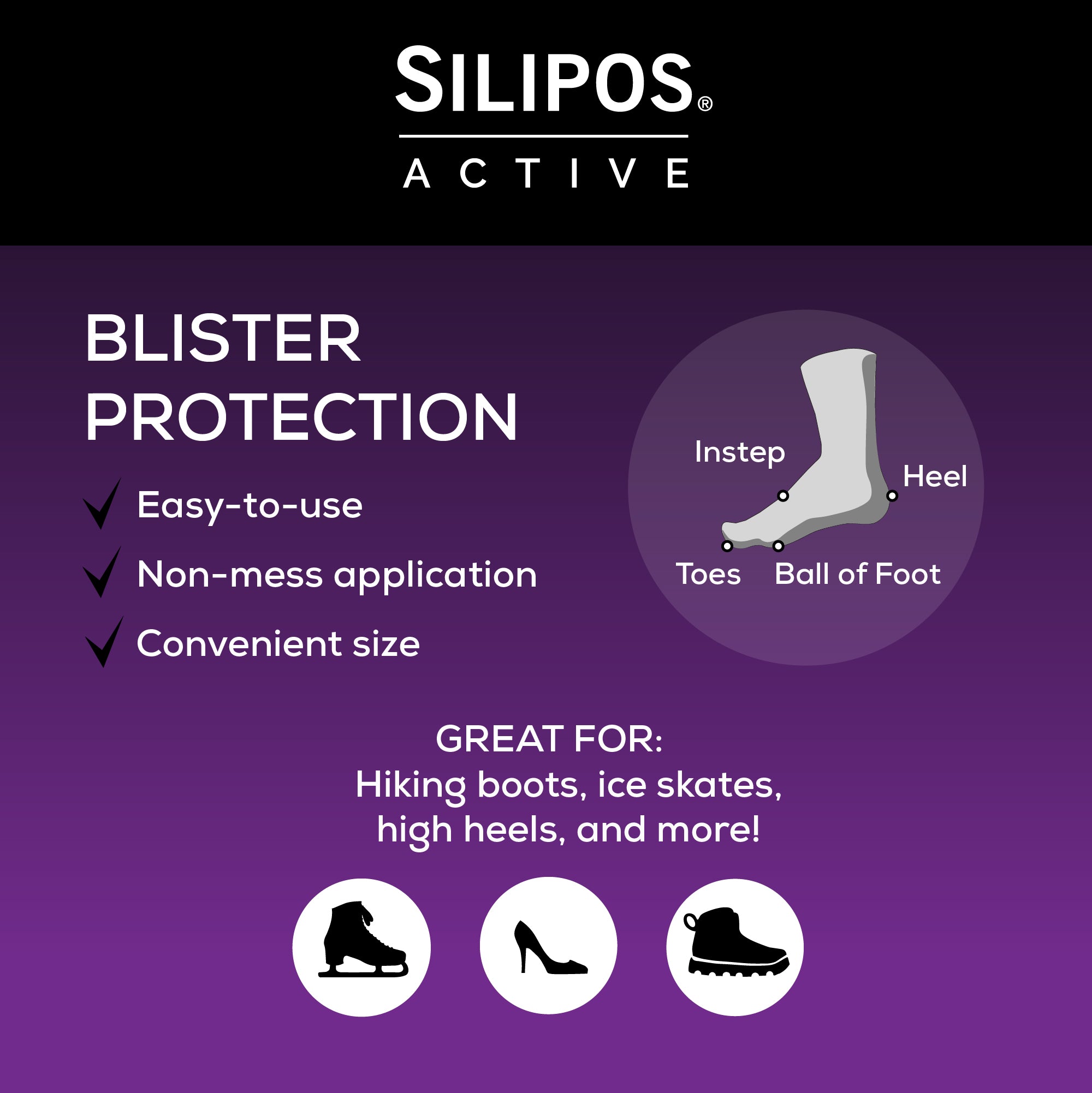 Silipos Active / Blister Prevention Stick