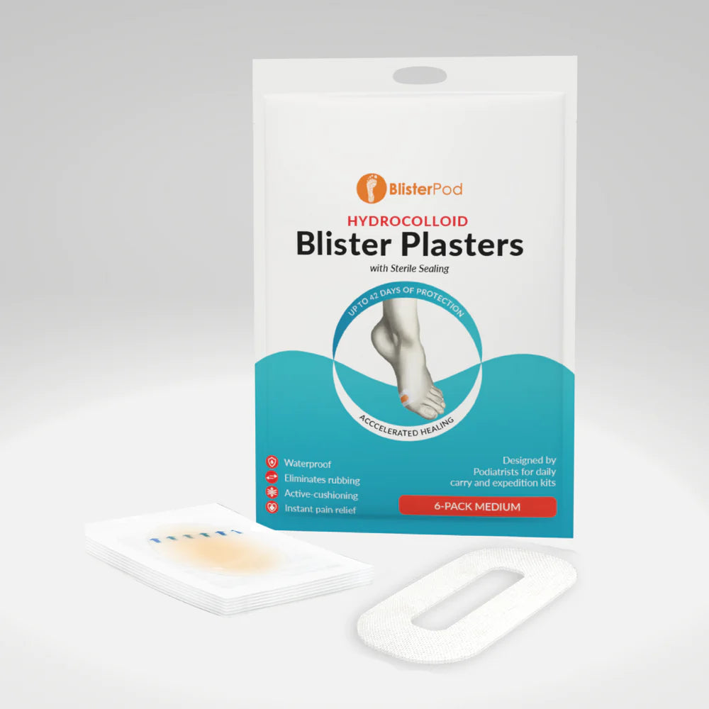 BlisterPod Hydrocolloid Blister Plasters Pkt 6